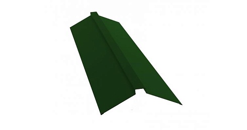 Планка конька плоского 115х30х115 мм Grand Line PE 0,45 мм RAL 6002
