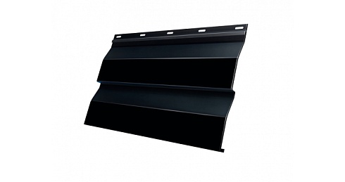 Корабельная доска 0,265 Grand Line 0,5 Quarzit lite RAL 9005 черный