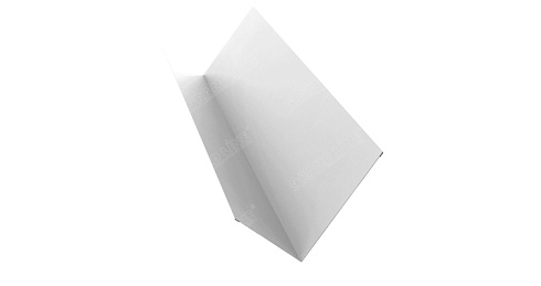 Планка примыкания 150х250 0,5 Quarzit с пленкой RAL 9003 сигнальный белый