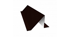Планка снегозадержания 0,5 Satin с пленкой RR 32 темно-коричневый