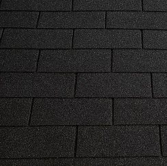 Гибкая черепица RoofShield Family Eco Light American графитно-черная