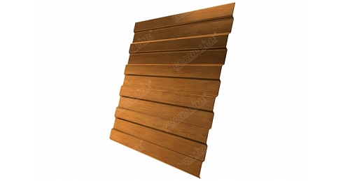 Профнастил С8 Grand Line Colority Print 0,45 мм Golden Wood