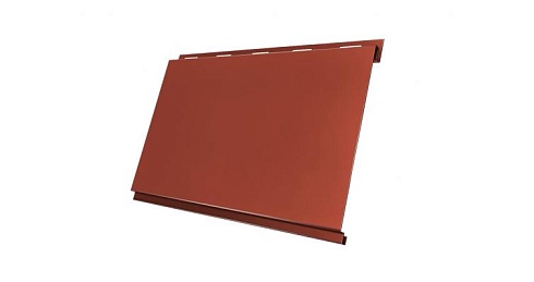 Вертикаль 0,2 Grand Line classic 0,5 Quarzit lite с пленкой RAL 8004 терракота