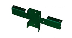 Х-кронштейн для забора Grand Line 248х109х40 RAL 6005