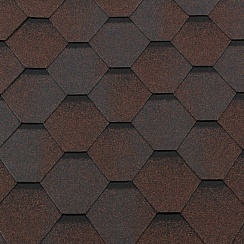Гибкая черепица RoofShield Classic Standart медная