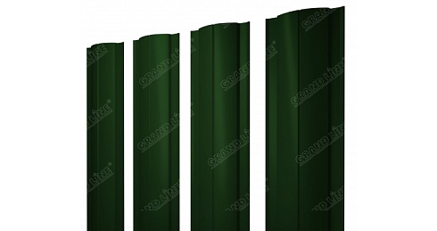 Штакетник круглый Grand Line PE 0,4 RAL 6005