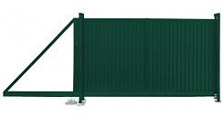 Ворота откатные Grand Line Премиум 2,0х3,5 RAL 6005