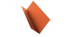 Планка примыкания 90х140 0,5 Quarzit с пленкой Cuprum Steel