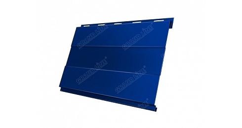 Вертикаль 0,2 Grand Line prof 0,5 Atlas с пленкой RAL 5005 сигнальный синий