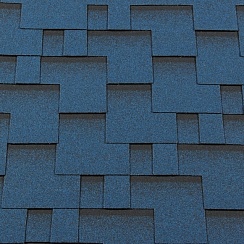 Гибкая черепица RoofShield Classic Modern синяя