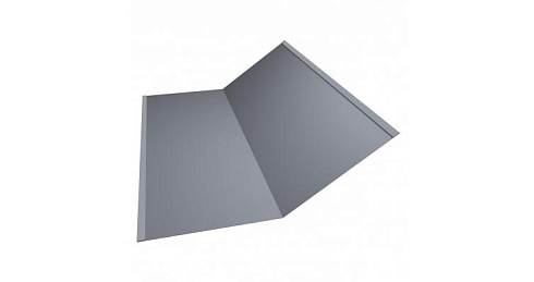 Планка ендовы нижней 300х300 0,5 Satin с пленкой RAL 9006