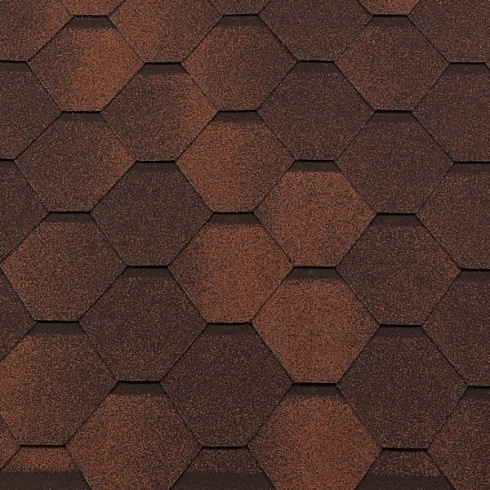Гибкая черепица RoofShield Classic Standart капучино