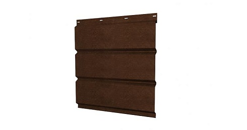 Софит металлический без перфорации 0,45 Print Twincolor с пленкой Antique Wood