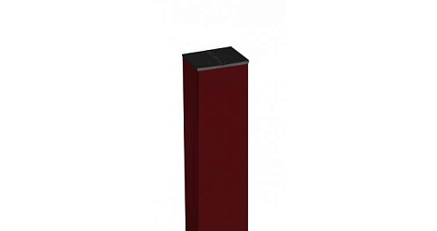 Столб для забора Grand Line 62х55х1,4х3000 RAL 3005