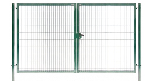 Ворота Medium New Lock 1,53х4,0 RAL 6005