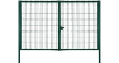 Ворота для забора Grand Line Profi Lock 1,73x4,0 RAL 6005