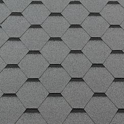 Гибкая черепица RoofShield Premium Standart серая