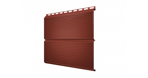 ЭкоБрус 0,345 Gofr Grand Line 0,5 Velur20 RAL 8004 терракота