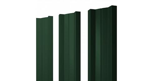Штакетник М-образный Grand Line Velur20 А 0,5 RAL 6020