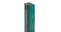 Столб для забора Grand Line 90х55х1,6х5000 RAL 6005