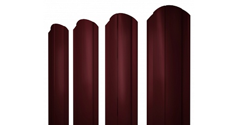 Штакетник круглый фигурный Grand Line Velur20 0,5 RAL 3005