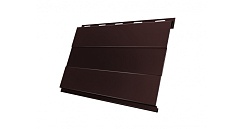 Вертикаль 0,2 Grand Line prof 0,5 Quarzit lite с пленкой RAL 8017 шоколад