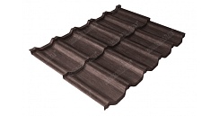 Металлочерепица модульная Grand Line Kvinta Uno c 3D резом 0,45 Print Twincolor Antique Wood Eco
