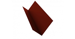 Планка примыкания 90х140 0,45 PE с пленкой RAL 3009 оксидно-красный