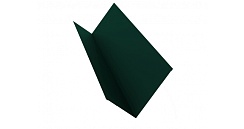 Планка примыкания 90х140 0,5 Satin с пленкой RAL 6005 зеленый мох