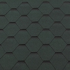 Гибкая черепица RoofShield Classic Standart зеленая Антик