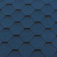 Гибкая черепица RoofShield Classic Standart синяя