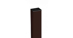 Столб для забора Grand Line 62х55х1,4х3000 RAL 8017