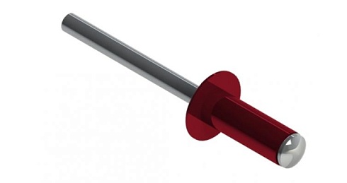 Заклепка вытяжная 3,2х8 RAL 3005 (ал/ст)