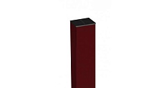 Столб для забора Grand Line 62х55х1,4х3000 RAL 3005